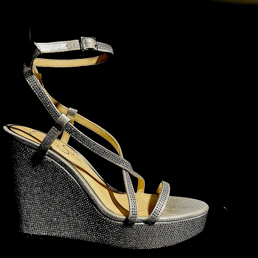 Jessica Simpson Tadria Platform Wedges Size 9.5